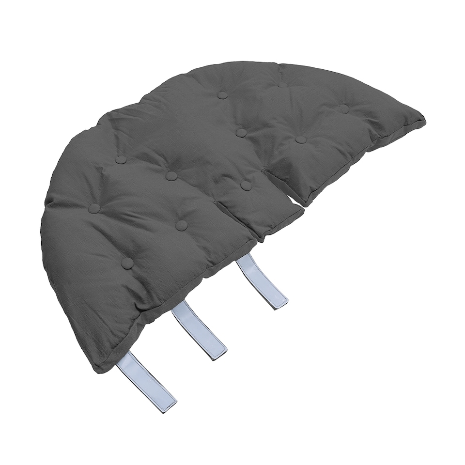 image 1 of Living and Home Swing Hanging Chair Seat Cushion, Grey | Grey