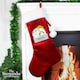 image 2 of Personalised The Snowman and the Snowdog Luxury Red Stocking