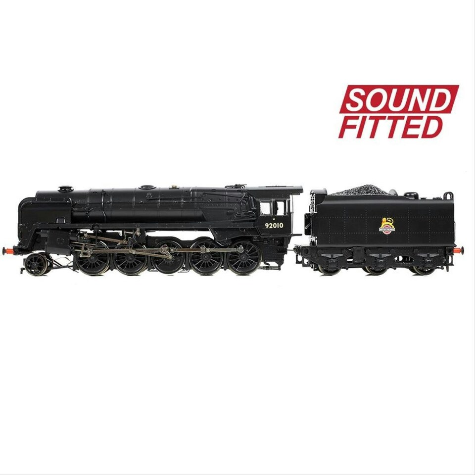 image 1 of Bachmann 9F Class 92010 BR Early Black BR1F Tender (DCC-Sound)
