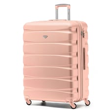 Flight Knight 29" Extra Large Suitcase – 20kg Capacity Hard Shell Check-In Luggage with 4 Wheels  100+ Airlines Approved: Ryanair, EasyJet, Jet2, Wizz Air, BA Pink | Rose | Large
