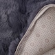 image 5 of Living and Home Plush Throw Pillow Cover Pillowcase, Dark Grey-50x30cm | Grey | Dark Grey