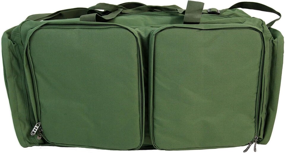 image 1 of Actiaspet Large Fishing Tackle Bag Green 4 Compartment Carryall 75 x 35 x 37 cm