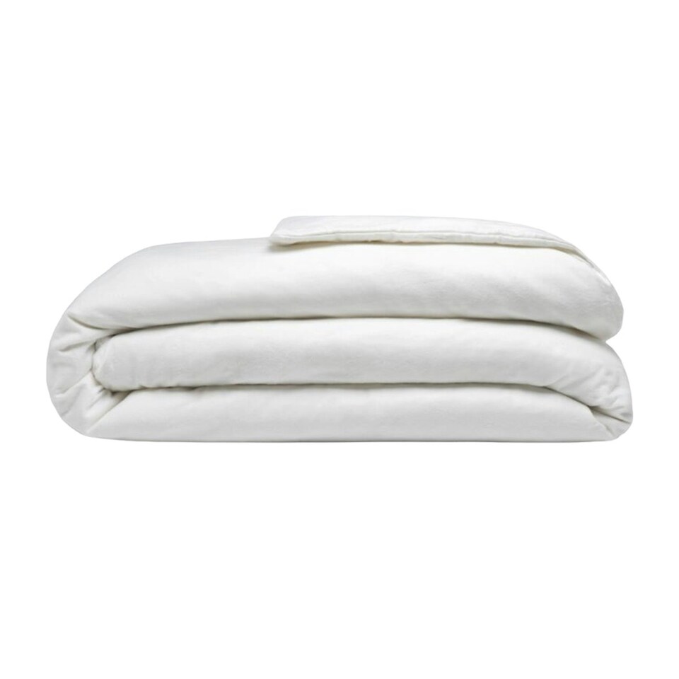 image 1 of Belledorm Brushed Cotton Duvet Cover - White - Kingsize