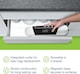 image 2 of LAICA Food Vacuum Sealer Machine Compact VT3205 - Integrated Cutter & Magnetic Base - With Bags