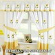 image 3 of Sunflower Kitchen Curtains - 117cm x122cm
