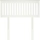 image 3 of 4ft6 Double pure white wood headboard,bed head end, head board.Wood, wooden shaker style | White | 4ft6 Double