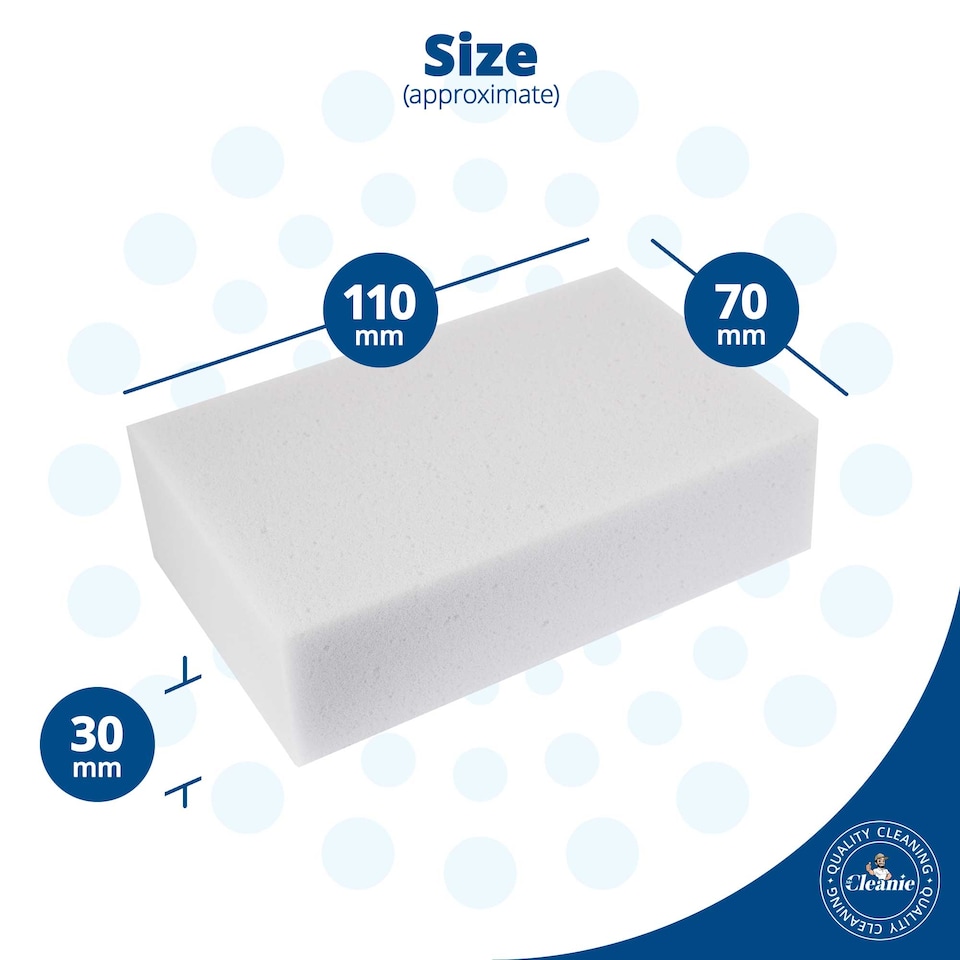 image 1 of Amazing NEW NANO Tech - Magic Sponge Eraser - 100 % Melamine, NO WATER NEED- Light Grey, Foam Sponge Pad Versatile Cleaning Stain Remover 2-Pack