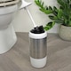 image 4 of Showerdrape Elite White Chrome Toilet Brush & Holder