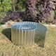 image 6 of Galvanised Metal Corrugated Garden Lawn Edging (5m x 16.5cm) - 8 Rolls