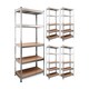 image 2 of Garage Shelving 90cm Wide & 180cm High Heavy Duty 5 Tier Multipurpose Metal Racking Unit  / Warehouse Shelving Storage
