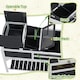 image 8 of PawHut Tortoise House w/ Adjustable Lamp Holder, Openable Lid, Storage Shelf