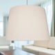 image 6 of Linen - Natural Linen 31cm Lightshade for Pendant or Lamp Brown