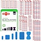 image 1 of SOL 200pk Assorted Blue Plasters for Catering and First Aid - Strong Adhesion