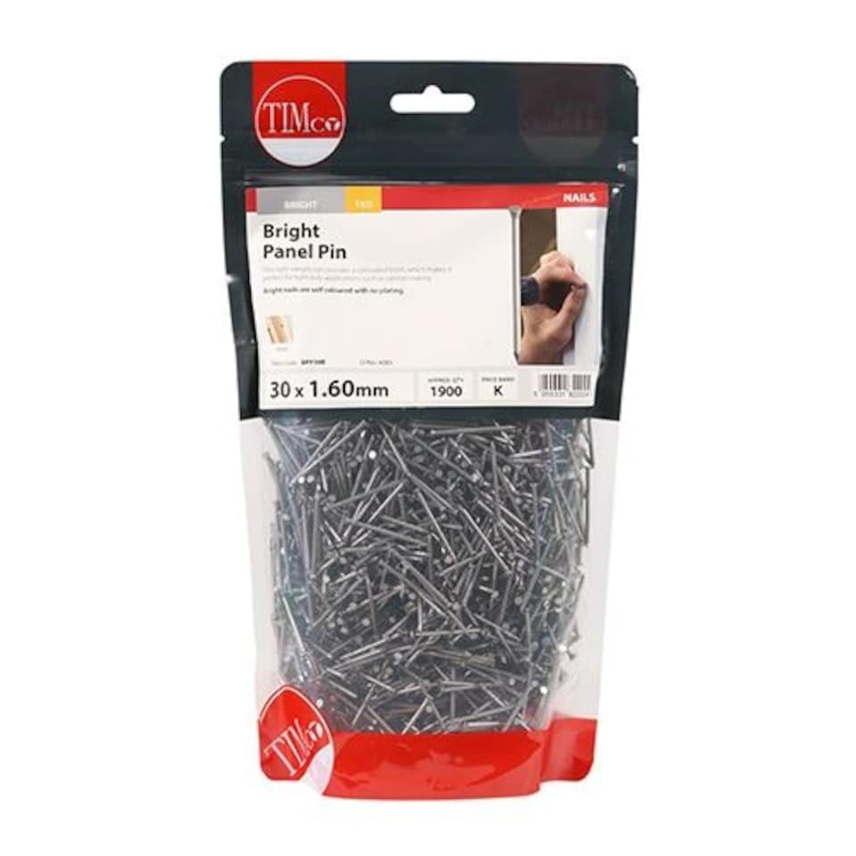image 1 of Timco - Panel Pins - Bright (Size 30 x 1.60 - 1 Kilograms)