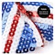 image 3 of Pack of 1 Wearable Union Jack Flag Cape & Crown Red | One Size