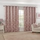 image 4 of English Garden Lined Eyelet Jacquard Curtains 116cm x 137cm Blush Pink | Pink | Pink