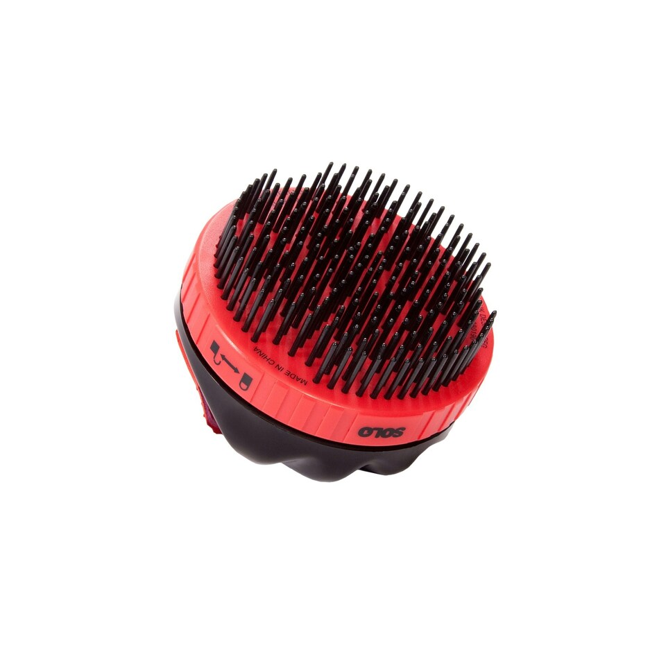 SoloComb Retractable Brush - Black/Red - One Size