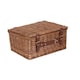 image 3 of 4 Person Classic Wicker Fitted Picnic Basket | White | White | 1
