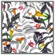 image 4 of Monochrome leaves (Picutre Frame) White | XL