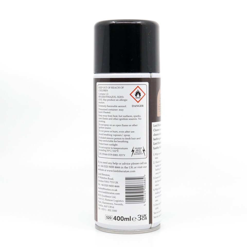 image 1 of Lord Sheraton Foaming Professional Leather Cleaner 400ml