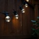 image 4 of ValueLights Festoon 10 Set Black Outdoor String Festoon Light