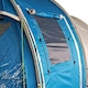 image 8 of Outsunny 3-4 Persons Tunnel Tent, Two Room Camping Tent w/ Windows, Black