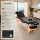 image 2 of Massage Table Daniel - 3-zones, carry bag, head and armrests, 5 cm thick padding | Black | black | 1