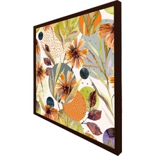 Autumn flowers (Picture Frame) Brown | L