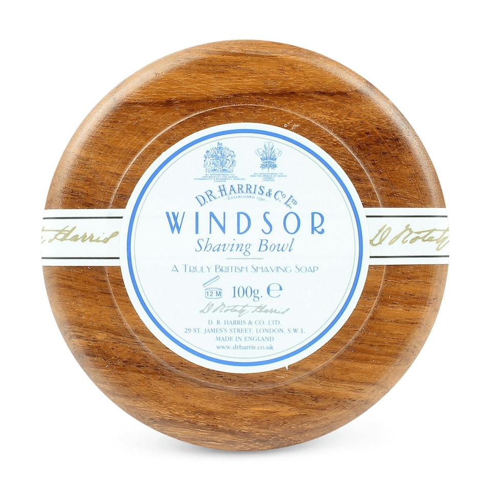 D R Harris Windsor Shaving Soap & Bowl Mahogany 100g N/A