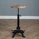 image 3 of Solid Wooden And Metal Adjustable Bar Stool L 36 x W 44 x H 65-76 cm