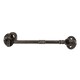 image 1 of Hammer & Tongs Ornate Cabin Hook and Eye - W225mm - Black