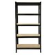 image 2 of Monster Racking T-Rax Heavy Duty Shelving Units, Black, 75cm W, 30cm D, Set of 4 Black