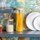 image 5 of Argon Tableware Scandi Glass Storage Jars with Wooden Lids - 2 Litre - Pack of 3