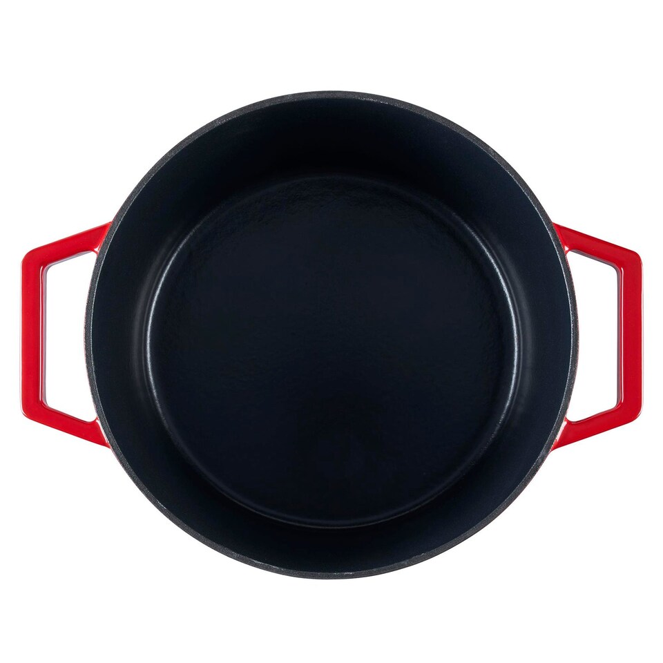 image 1 of Cooks Professional Casserole Dish 26cm – Ovenproof Pan with Lid | Red | Red