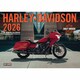 image 1 of Harley Davidson Deluxe Calendar 2026, Deluxe Calendars, Month To View, Transport, Gift