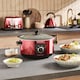 image 2 of Morphy Richards Accents Sear & Stew 3.5L Slow Cooker Red