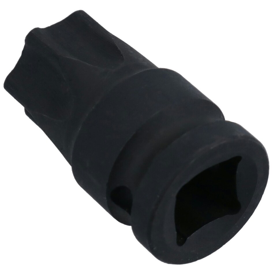 image 1 of T100 1/2in Drive Male Torx Star Impacted Impact Shallow Stubby Socket