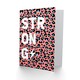 image 2 of Coral Strong Words Leopard Quote Card