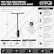 image 3 of Post Hole Fence Manual Hand Drill Digger Earth Auger 150mm 6