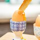 image 6 of Nicola Spring Hand-Printed Egg Cups - 5.5cm - Navy - Pack of 2