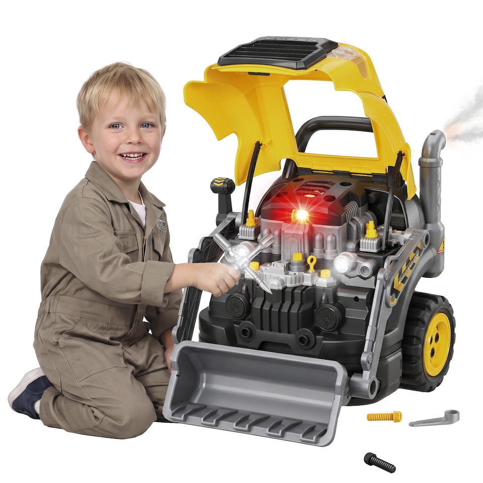 image 1 of AIYAPLAY Kids Truck Engine Toy with Spray, Lights, Sounds for 3-6 Years