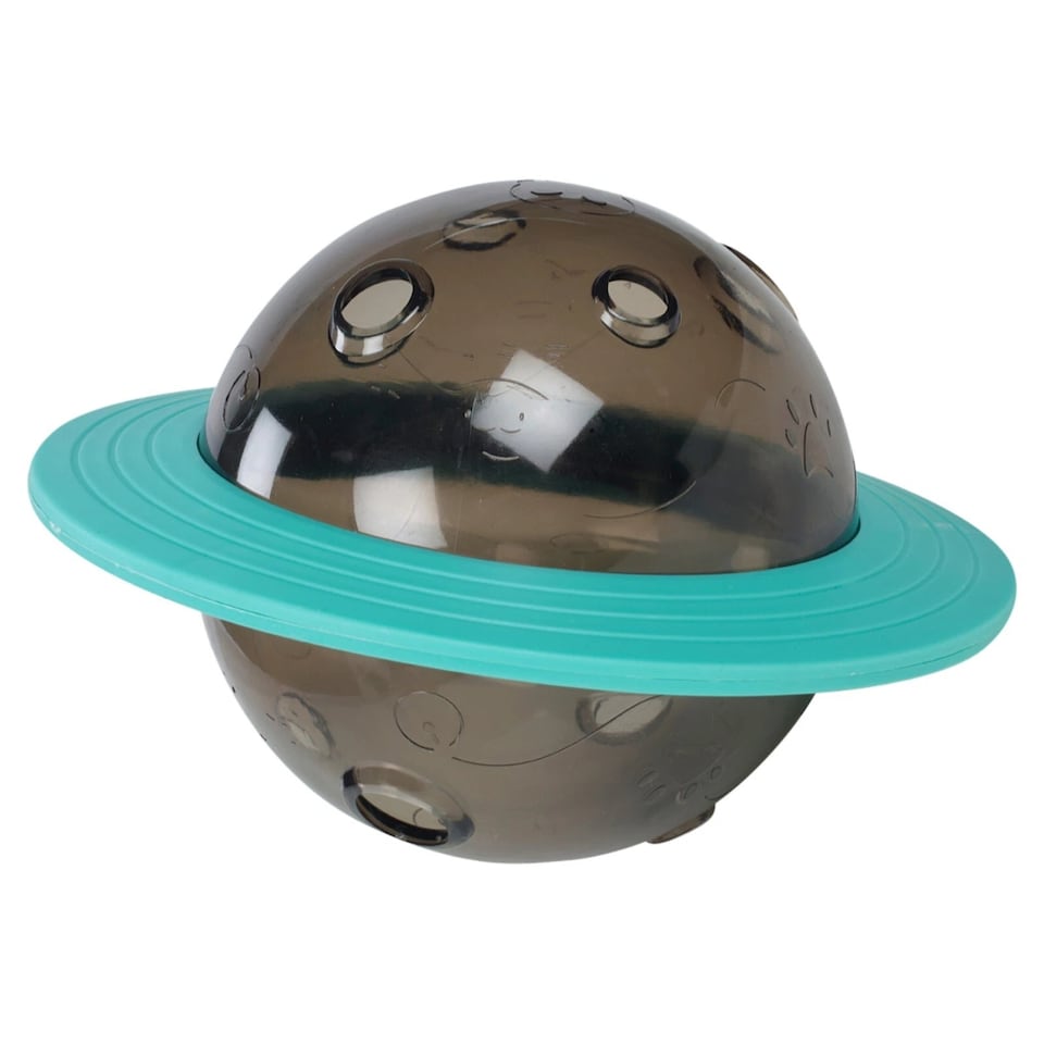 image 1 of Small Pets Cat Treat Dispensing Tumbler Ball Interactive Slow Feeder Play Toy