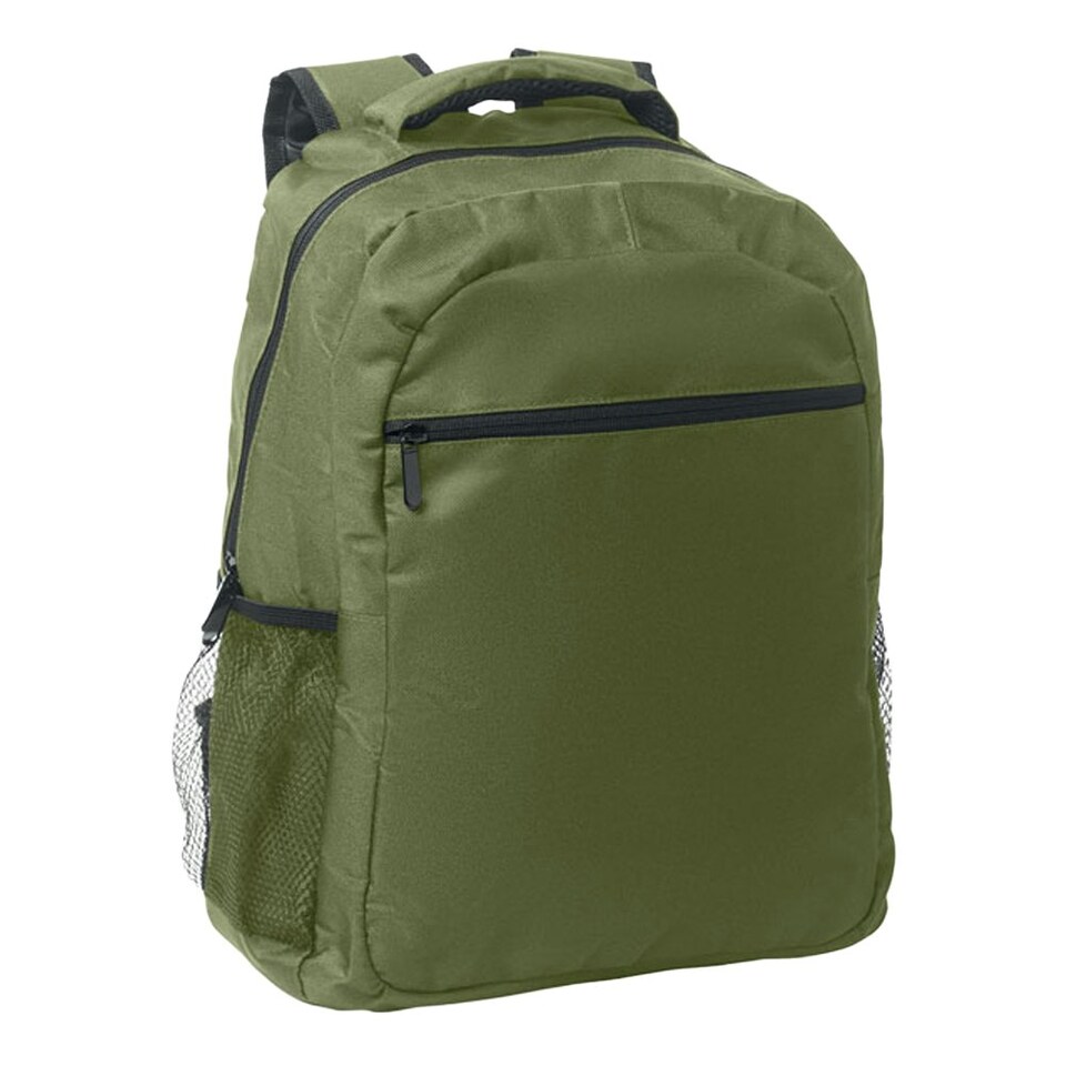image 1 of MidOcean Puter / Topper Plain RPET Laptop Backpack - Army Green - One Size Green