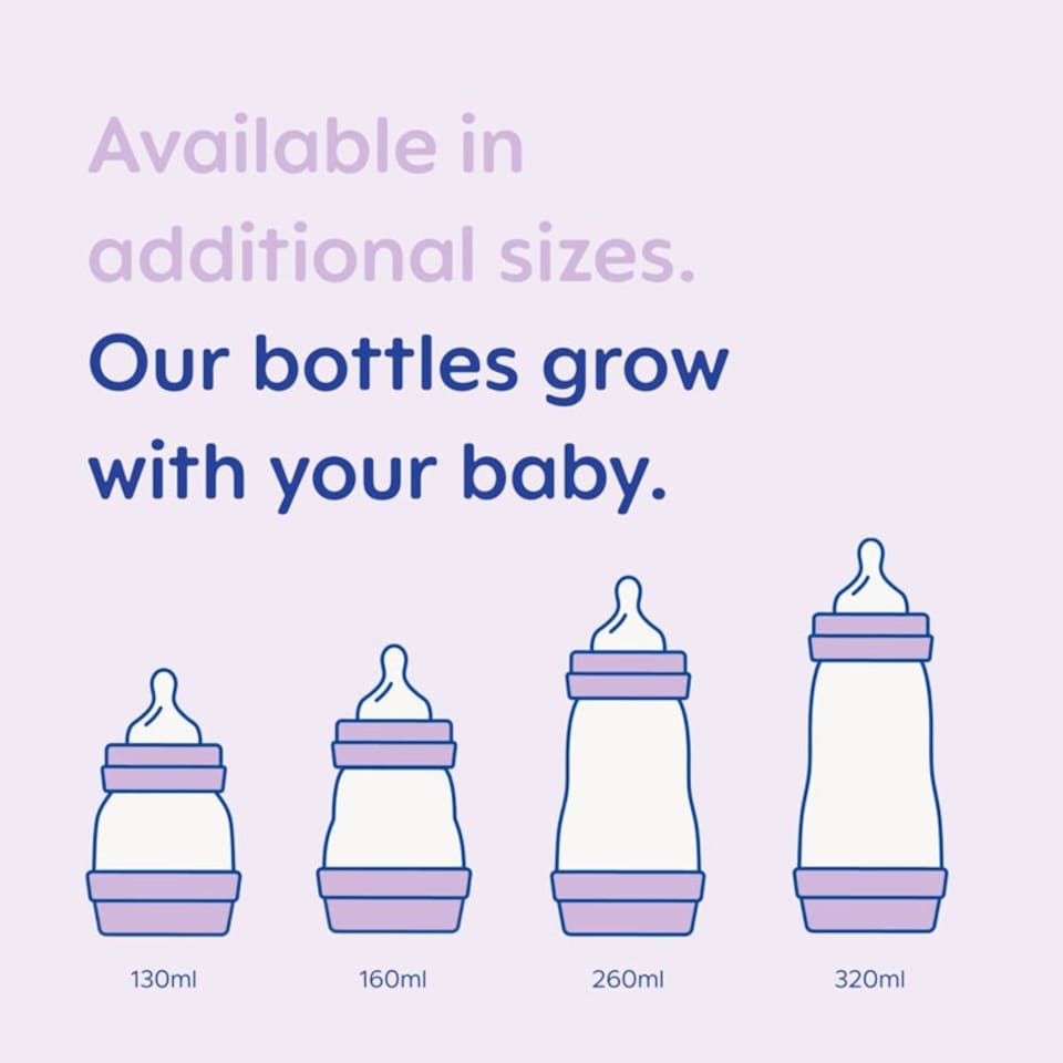 image 1 of MAM Easy Start Anti-Colic Bottle Blue 160ml 3Pk