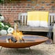 image 4 of Primrose Corten Steel Fire Pit & Water Bowl 100cm