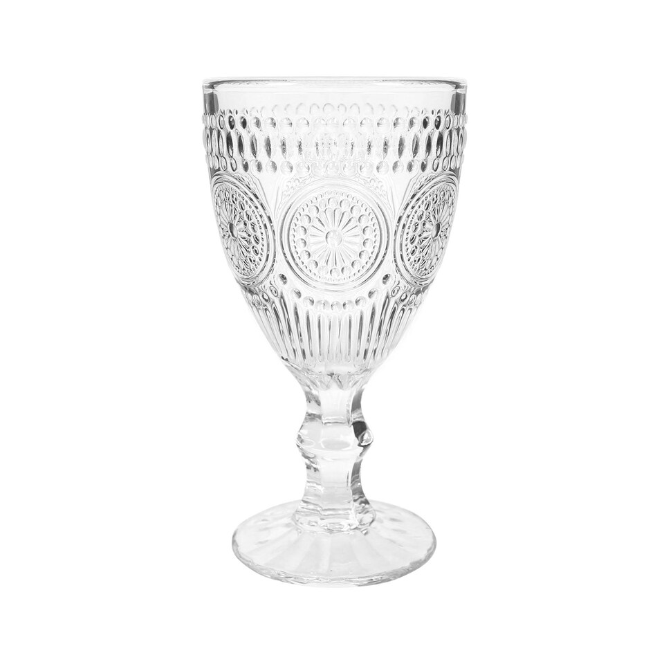 image 1 of Argon Tableware Amore Ribbed Wine Glasses - 310ml | Clear | Clear | 6