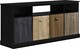 image 2 of Mercer TV Console with 4 Doors Multicolour/Black | Black | Black | One Size | 63