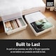 image 3 of Smartstore Bedroller Underbed Storage Box with Transparent Foldable Lid, 60L
