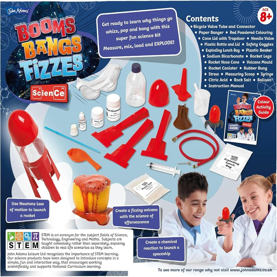 image 1 of Booms, Bangs, Fizzes Science Kit