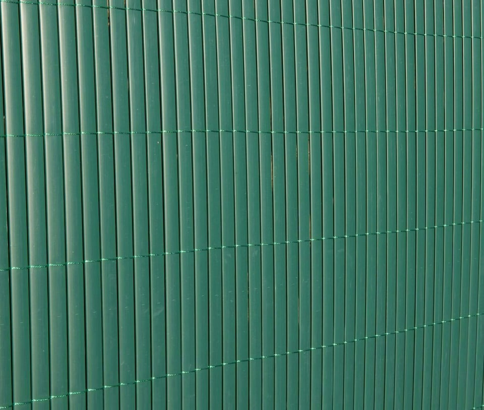 image 1 of Primrose Artificial Green Bamboo Cane Garden Privacy Screening Roll 4m x 1m